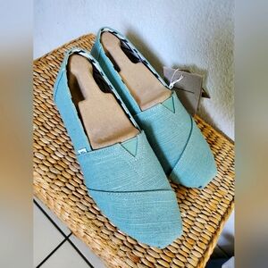 Toms Light Blue Flats